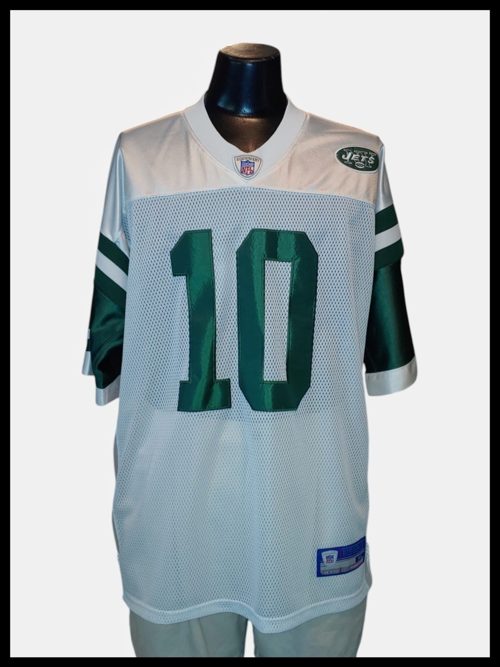 Vintage Reebok On Field New York Jets #10 Chad Pennington White XL Jersey NFL - Picture 4 of 6